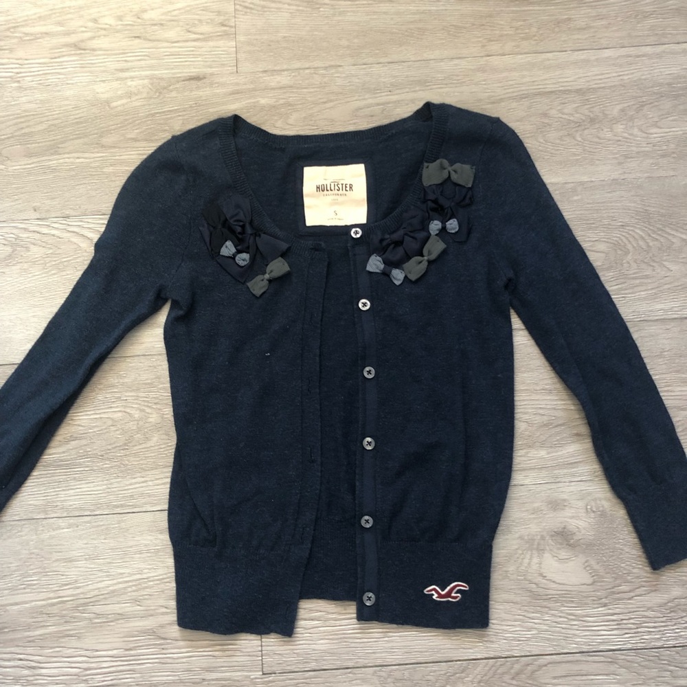 Hollister Navy Blue cardigan